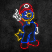 Mario Neon Sign