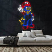 Mario Neon Sign