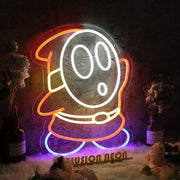 Mario Shy guy Custom Neon Sign