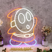 Mario Shy guy Custom Neon Sign