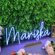 Mariska Blue Neon Sign