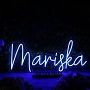 Mariska Blue Neon Sign