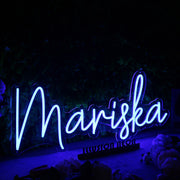 Mariska Blue Neon Sign