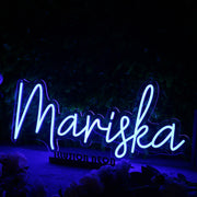 Mariska Blue Neon Sign