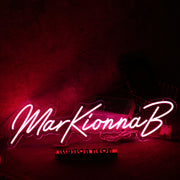 MarkKionnaB Red Neon Sign