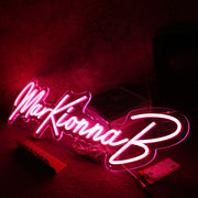 MarkKionnaB Red Neon Sign