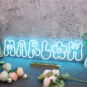 Marlow Blue Neon Sign