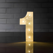 Steel Marquee Letter Number 1 High-End Custom Zinc Metal Marquee Light Marquee Sign