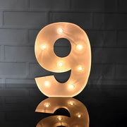 Steel Marquee Letter Number 9 High-End Custom Zinc Metal Marquee Light Marquee Sign