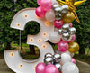 Steel Marquee Letter Number 3 Party High-End Custom Zinc Metal Marquee Light Marquee Sign