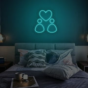 Marriage Simple Line Neon Sign