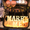 Steel Marquee Letter Marry Me Proposal Party High-End Custom Zinc Metal Marquee Light Marquee Sign