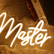 Master Brows Yellow Neon Sign