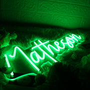 Matheson Green Neon Sign