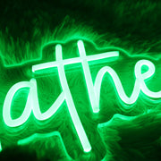 Matheson Green Neon Sign