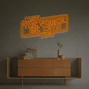 May The Force Be With You For Mancave LED Neon Sign