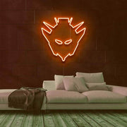 Mecha Warrior Neon Sign