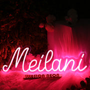 Meilani Red Neon Sign