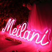 Meilani Red Neon Sign