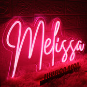 Melissa Red Neon Sign