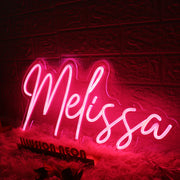 Melissa Red Neon Sign