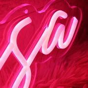 Melissa Red Neon Sign