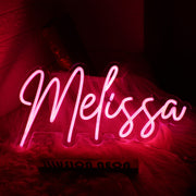 Melissa Red Neon Sign