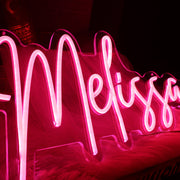 Melissa Red Neon Sign