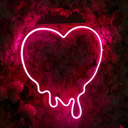 Melting Heart Neon Sign