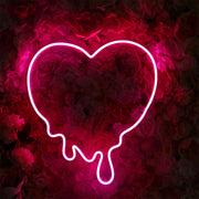 Melting Heart Neon Sign