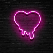 Melting Heart Neon Sign