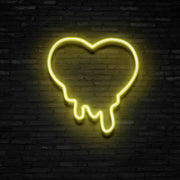 Melting Heart Neon Sign