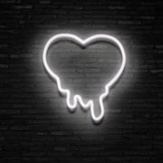 Melting Heart Neon Sign