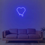 Melting Heart Neon Sign