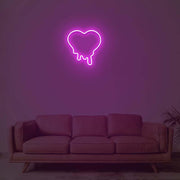 Melting Heart Neon Sign