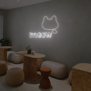 Meows Talk Neon Sign