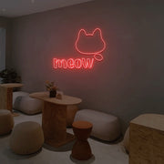 Meows Talk Neon Sign