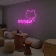 Meows Talk Neon Sign