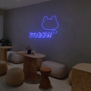 Meows Talk Neon Sign