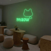 Meows Talk Neon Sign