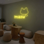 Meows Talk Neon Sign