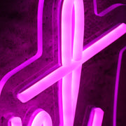 Merchant Home Group Purple Neon Sign