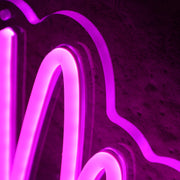 Merchant Home Group Purple Neon Sign