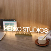 Merko Studios Yellow Neon Sign