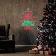 Merry Christmas And Happy New Year Neon Sign