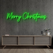 Merry Christmas Neon Sign