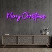 Merry Christmas Neon Sign