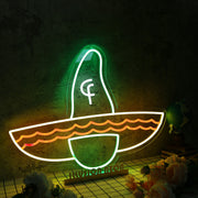 Mexico Sombrero Hat Custom Neon Sign