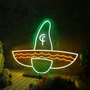 Mexico Sombrero Hat Custom Neon Sign