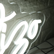 Mi Bautizo White Neon Sign